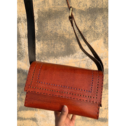 HAND MADE LEATHER SLING BAG (BIG)