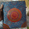 HAND EMBROIDERED LEATHER HUT BAG