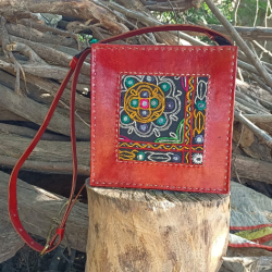 HAND MADE LEATHER SLING BAG 