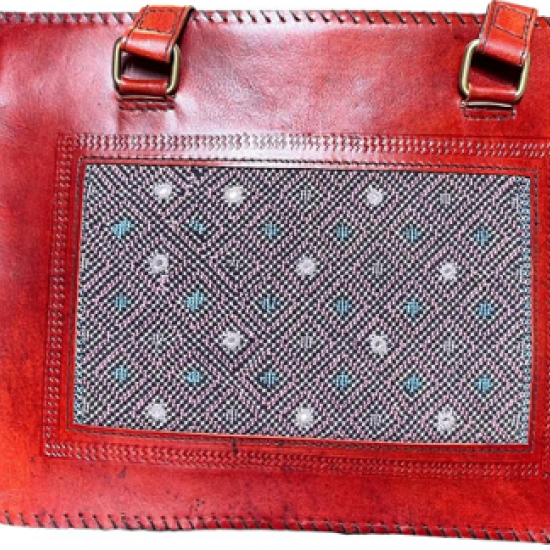 HAND MADE LEATHER HAND BAG