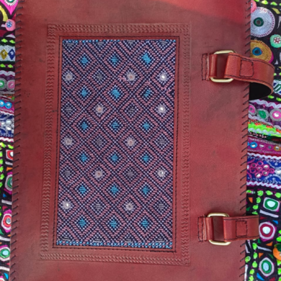 HAND MADE LEATHER HAND BAG
